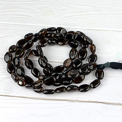 Image of Natural Oval Crystal Beads Mala Necklace Collection for Men & Women, Reiki Energized Gemstone Jewellery for Meditation, Mindful Living, Spiritual Decor & Everyday Fashion Styling