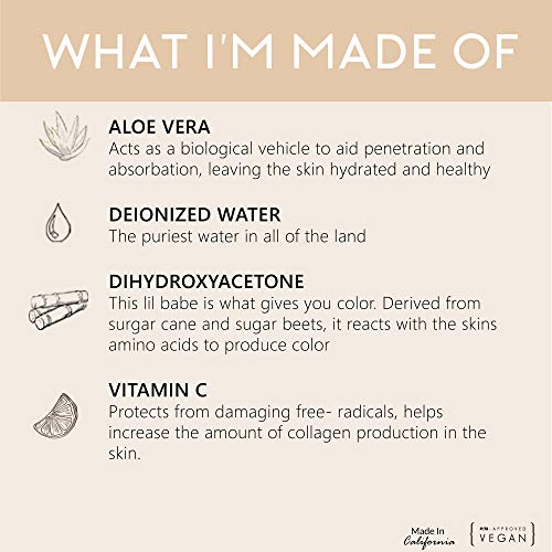 SJOLIE Spray Tan Solution - No. 9 - Medium Hydrating Tanning Spray | Sunless Tanner for Long Lasting, All Natural Glow (32oz) - Image 4