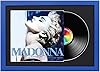 12" Vinyl LP Record and Album Cover Black Frame Memorabilia Wall Art Display-Black-Royal Blue #1