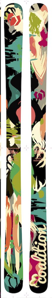 Coalition Snow Bliss Freestyle Ski Alpine Ski, Multicolor, Size 175