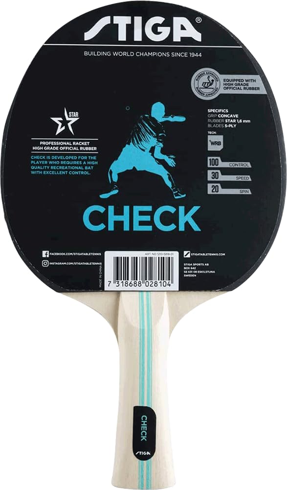 Stiga Check Table Tennis Racket (B08NS3Z3FC) Amazon Price History, Amazon Price Tracker