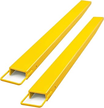 Pallet Fork Extensions for Forklifts Heavy Duty Sliding Forklift Extensions | 1 Pair,60" x 4.5"