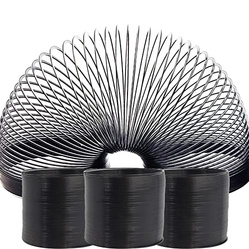 the dreidel company black metal coil spring goody bag fillers party favor for kids variety of 2434 60mm individually boxed 2-pack