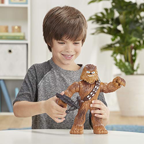 Star Wars Figurine Chewbacca avec Accessoire Bowcaster pour Enfants à partir de 3 Ans