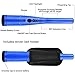 SUMGOTT Pinpointer Metal Detector, Gold Metal Detector Handheld Pinpointer Probe Waterproof with High Accuracy for Treasure Hunting with Waterproof Bag 9V Battery (Included) Blue