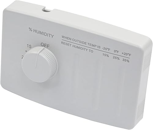 El humidistato de control digital manual 4655 cerrará el interruptor de control para humidificador de todo el hogar, humidificador de horno manual