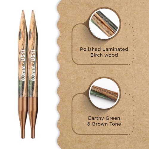 Knitter's Pride Terra aiguille interchangeable 10 cm 8,0 mm - 2