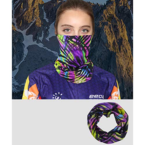FAVOMOTO 2 Peças Impressas Bandanas Respiráveis ??Polainas Rosto Esportes Ao Ar Livre Rosto Cachecol