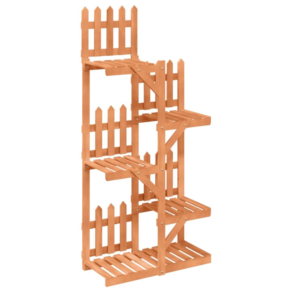 SYDE Supporto per fiori in legno di abete, 60 x 25 x 130 cm | Resistente, ampio spazio, decorativo, include fissaggio a parete