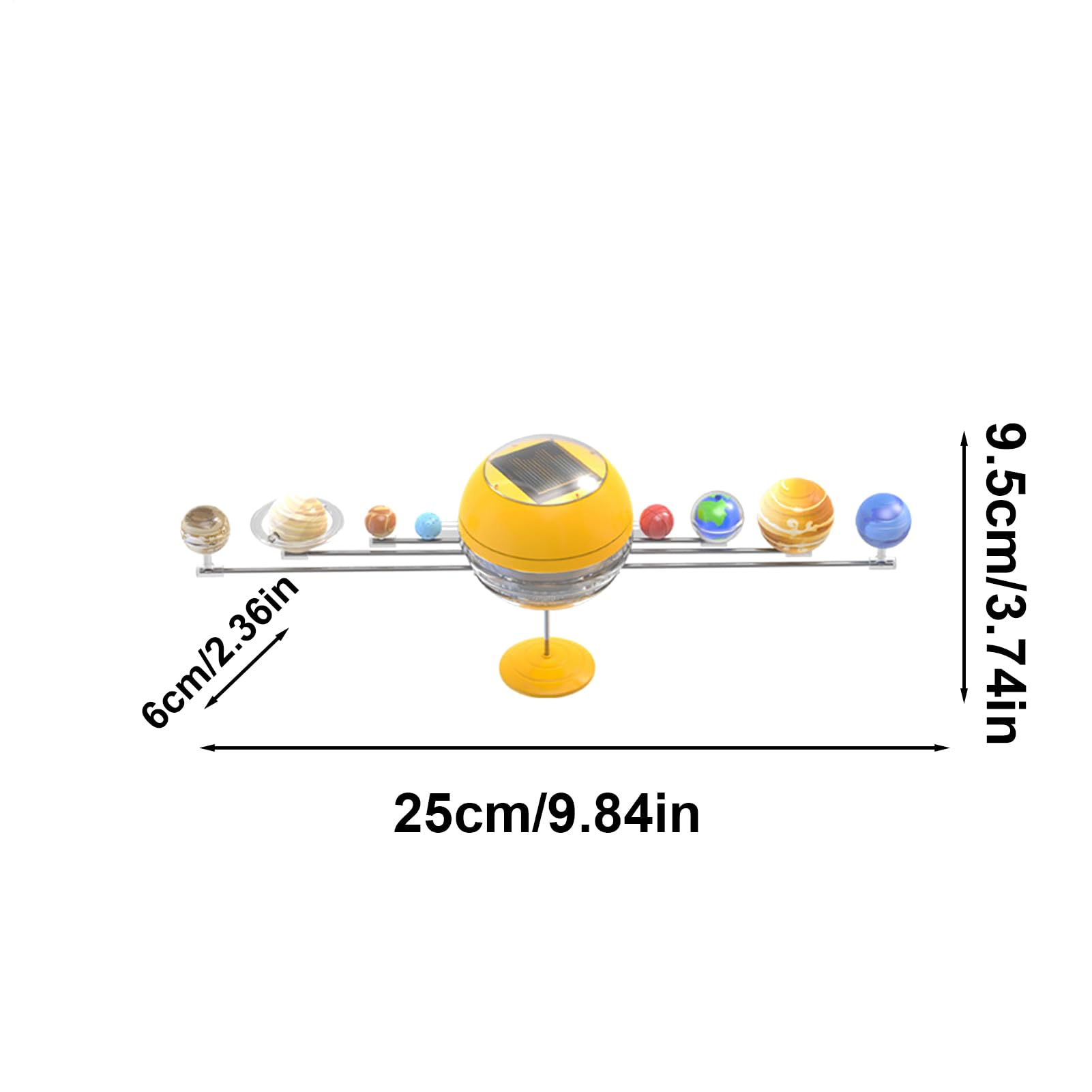 Kit de système Solaire pour Le Projet Scolaire, kit de modèle du système Solaire - Projet de planète | Planétarium de d'astronomie pour Les activités familiales de l'arrière-Cour Expérience d'e