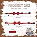 2 Pcs Red Cat Collar for Boy Girl Cats Breakaway Cat Collars with Bell Cute Christmas Kitten Bow Tie Collar Adjustable Small Puppy Safety Collar Solid Color Plaid Pet Collar