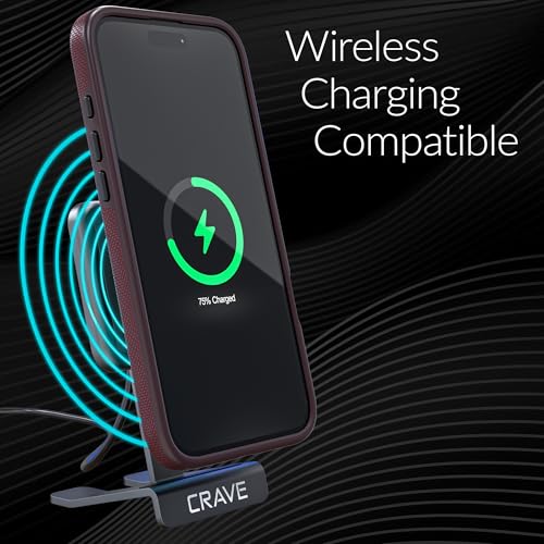 Image of Crave Dual Guard Compatible with iPhone 16 Plus Case, Compatible with MagSafe Shockproof Protection Dual Layer Case for Apple iPhone 16 Plus (6.7 inch) - Berry