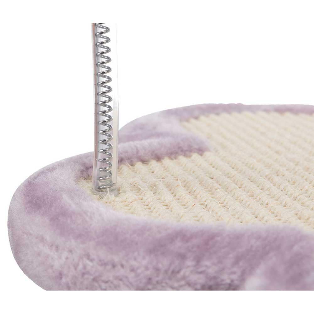 Trixie Peaser for Cats with Hanging Game and Spring Game 50 cm Lilac, natur, Medium - Image 4