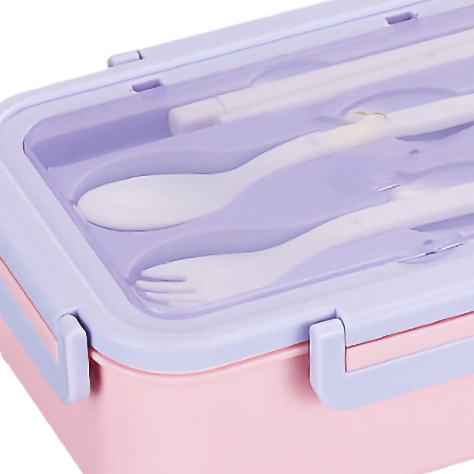 Ejoyous Portable Lunch Box, Divided Grid 10.6 Oz Food Grade PP (1400ml)