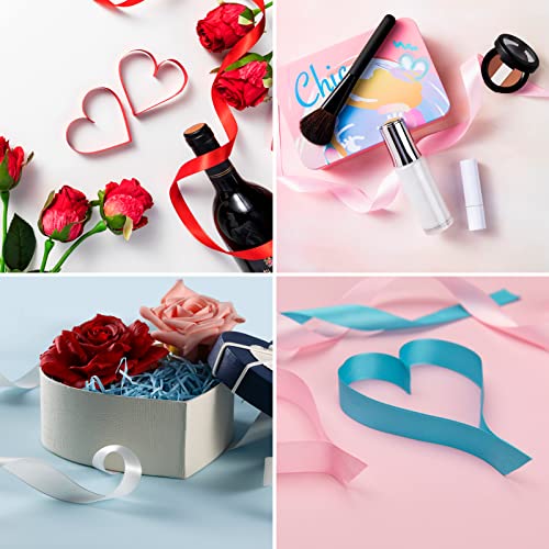 1" X 50Yds Peach Double Faced Satin Ribbon,High Density Solid Color Ribbon,Great For Crafts,Gift Wrapping,Sewing,Wedding&Christmas Decor (1" X 50Yds, Peach) #TOP4