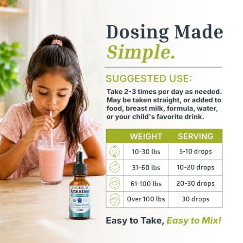 Dr. Green Mom Focus & Attention Kids Drops