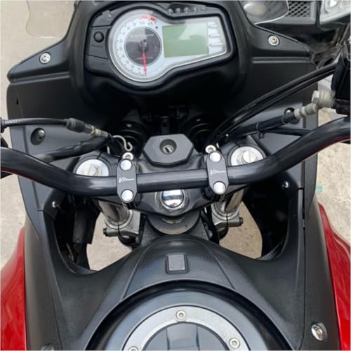 Evita el dolor de espalda con elevadores de manillar Suzuki V-Strom DL650 extensión 4
