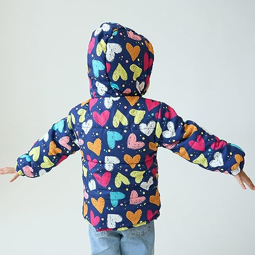 Winter Coats for Kids with Hoods (Padded) Light Puffer Jacket Outerwear for Baby Boys Girls Infants Toddlers3