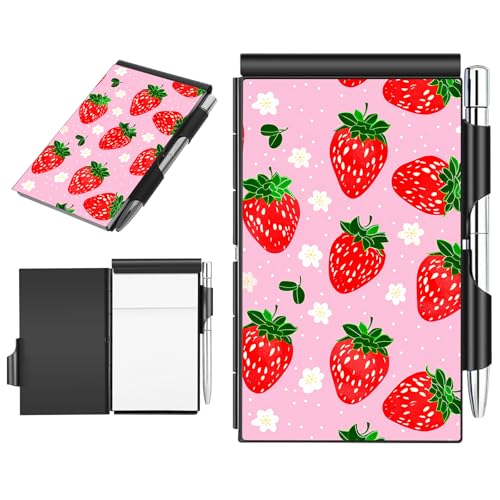 Carnet de notes de poche en métal avec stylo, idée cadeau de bureau et voyage originale