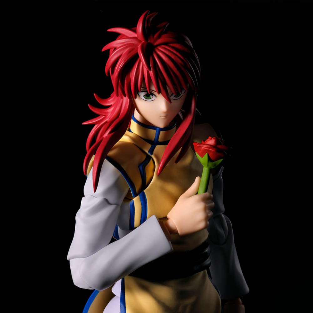 Kurama Shuichi Minamino figurka anime Action Figure, statuetka z akcesoriami PCW, ruchoma figurka akcji, dekoracja biurka, ornament, 15 cm
