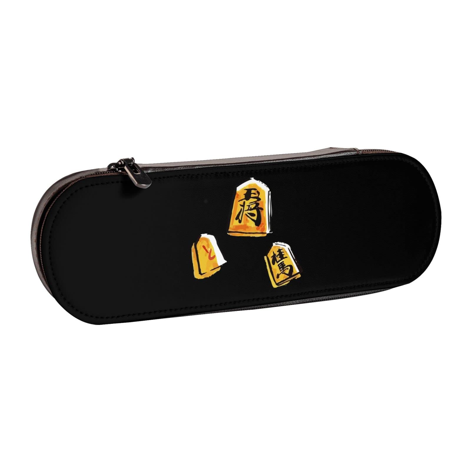 Amazon.co.jp: ペンケース 駒 将棋 グッズ 棋士 Puレザー 革製筆箱 筆