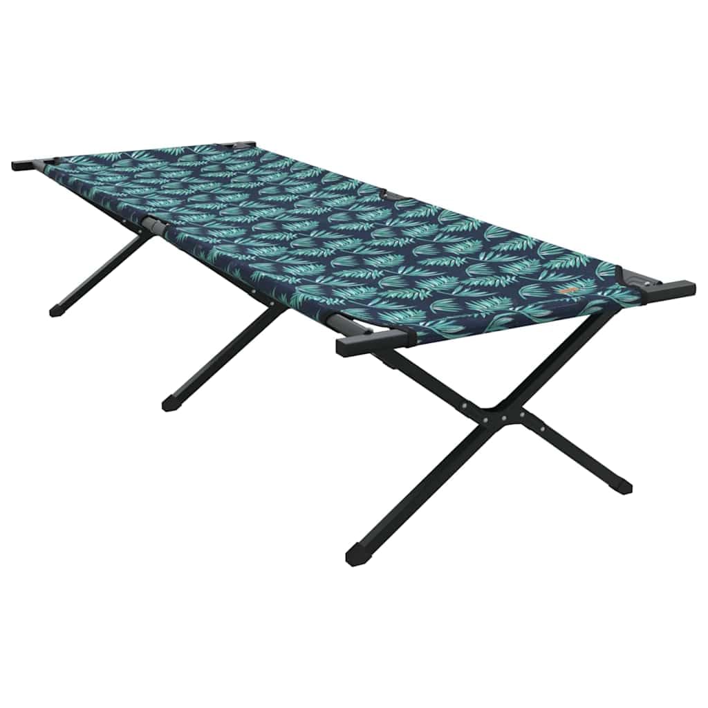INLIFE Klapp Schlafbett fürs Camping Blattmuster Ox Stoff,Sportartikel,Outdoor-Aktivitäten,Camping & Wandern,Camping-Möbel,Feldbetten,Grün,8.8 KG,42003191