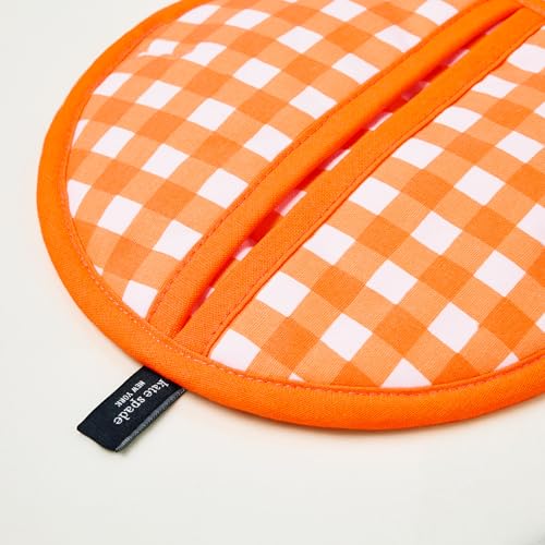 Maniques haut de gamme Kate Spade 100% coton orange isolant - 5