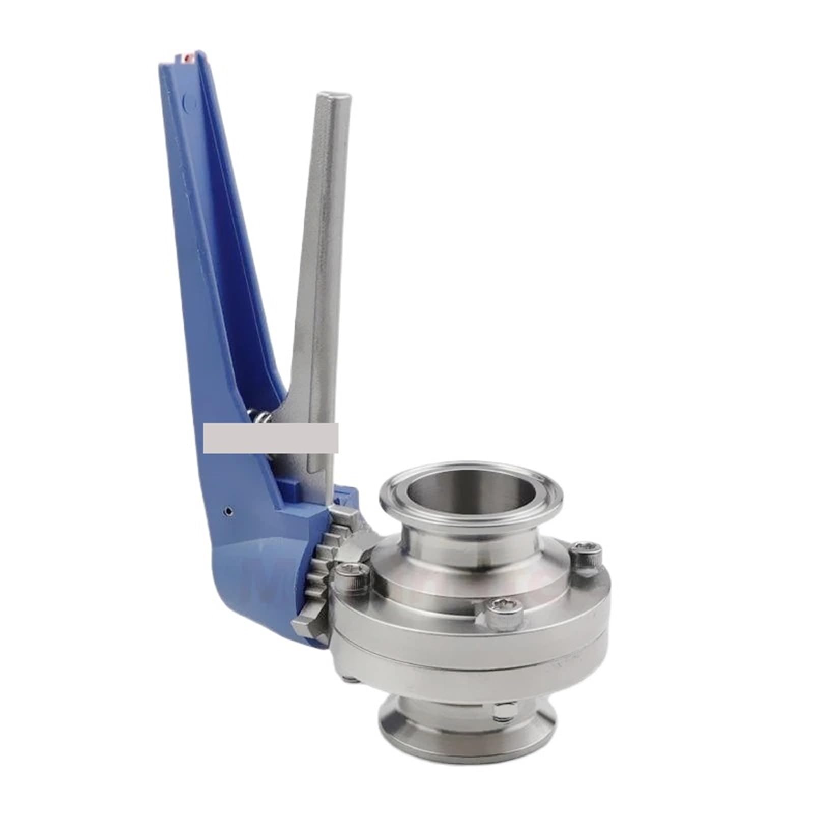 1pcs 3/4" 1" 1-1/2" 2" SS304 Stainless Steel 1.5" 2" Tri Clamp Butterfly Valve Squeeze Trigger(89mm Ferrule 106)