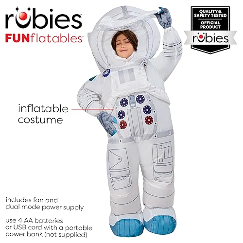 Disfraz Inflable de Astronauta para Niños Rubies Talla Única miniatura 2