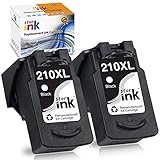 Starink Remanufactured Ink Cartridge Replacement for Canon 210XL PG-210 XL Black for PIXMA MX410...