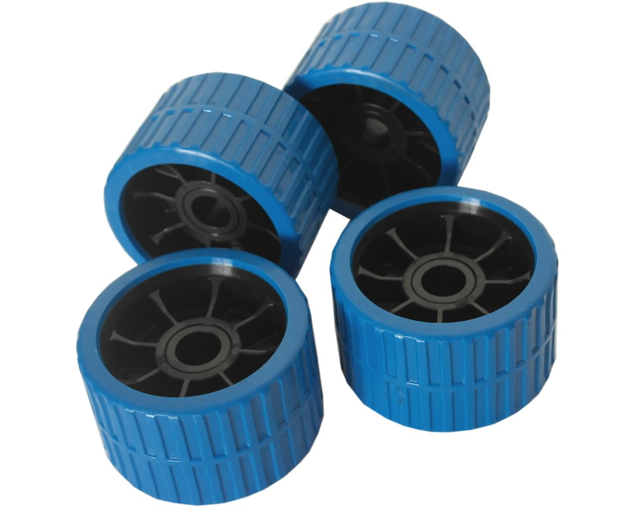 HGW 4 * Bootsrolle PE - Seitenrolle blau für Bootsanhänger
