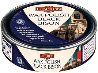 Liberon BBPWDO500 500ml Bison Paste Wax - Dark Oak