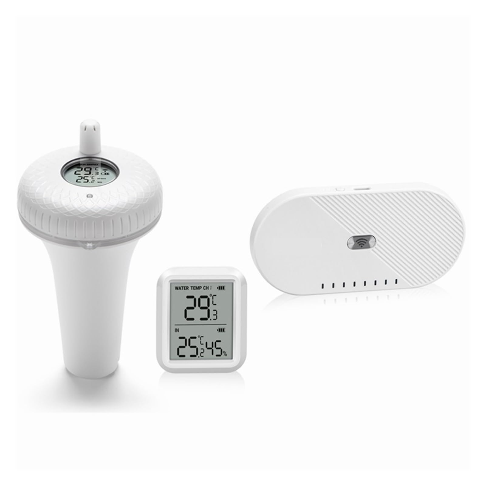 Termometro for Piscina con Sensore di Temperatura Acqua con Controllo Wireless O Bluetooth(P01R And Gateway)