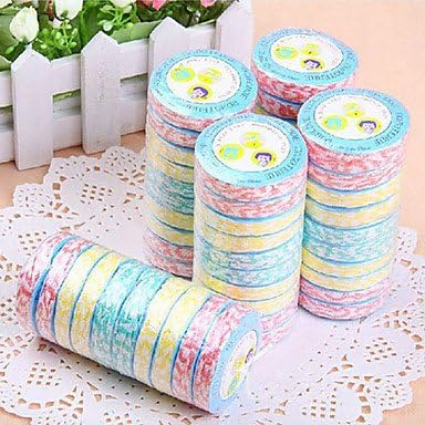 Portable Multicolour Ripple Disposable Compressed Towel(10pcs Random Colors)