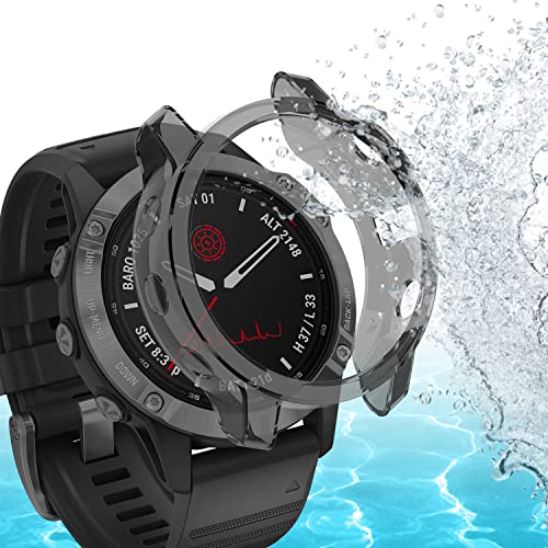 PaceBid Case Compatible with Garmin Fenix 6 Pro, Protective TPU Case, Scratch-Resistant Protective Case for Garmin Fenix 6 PRO (Black) - Image 4