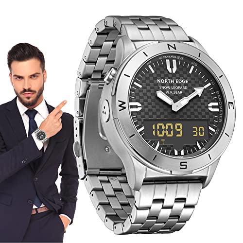 Avtrek Orologio Sportivo Digale Da Esterno Pedometro Orologi Da Polso Elettronici Da Uomo Bussola Impermeabile Escursionismo Arrampicata Orologi Turistici - Foto 2