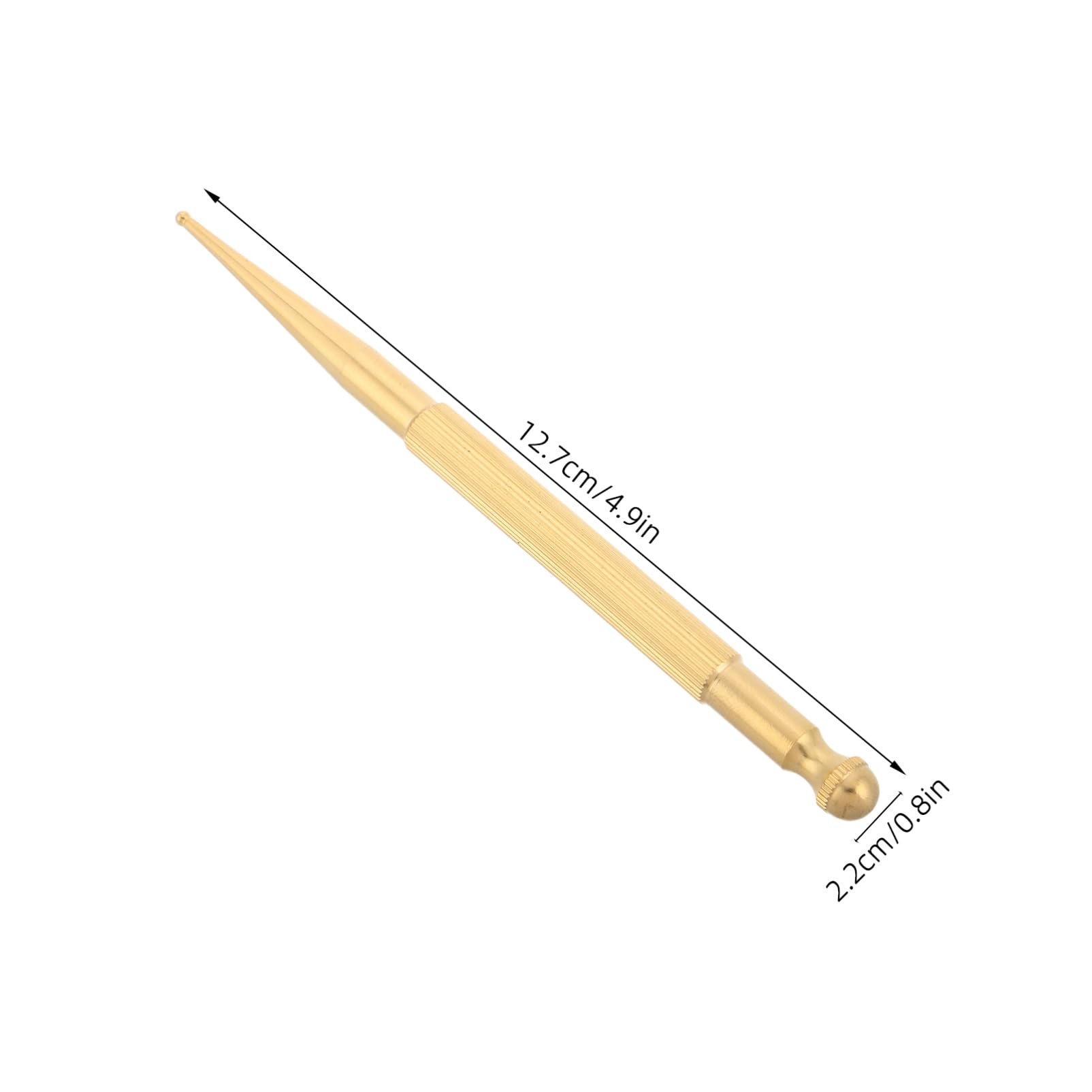 Gogogmee Ergonomic Brass Acupoint Facial Foot Relaxation Tool Manual Self Acupressure Portable