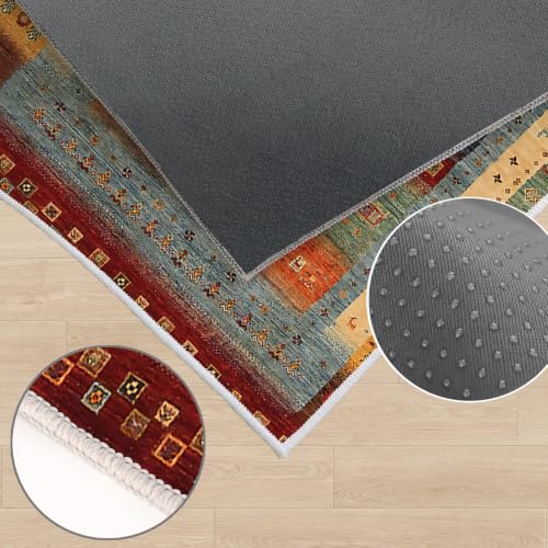 Alfombras de pasillo lavable de 90x250cm antideslizante para entrada 5