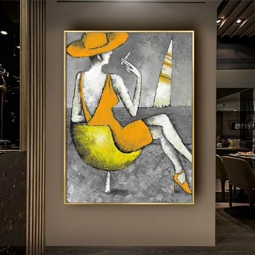 Tableau Picasso portrait abstrait pour illuminer la décoration du porche