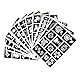 Glitzer Tattoo Schablonen,Temporäre Tattoo Schablonen, 14 Blätter 182 Stück Glitter Henna Tattoo Schablonen, Glitzertattoos Schablone für Kinder & Erwachsene Gesicht Hand Fuß Finger