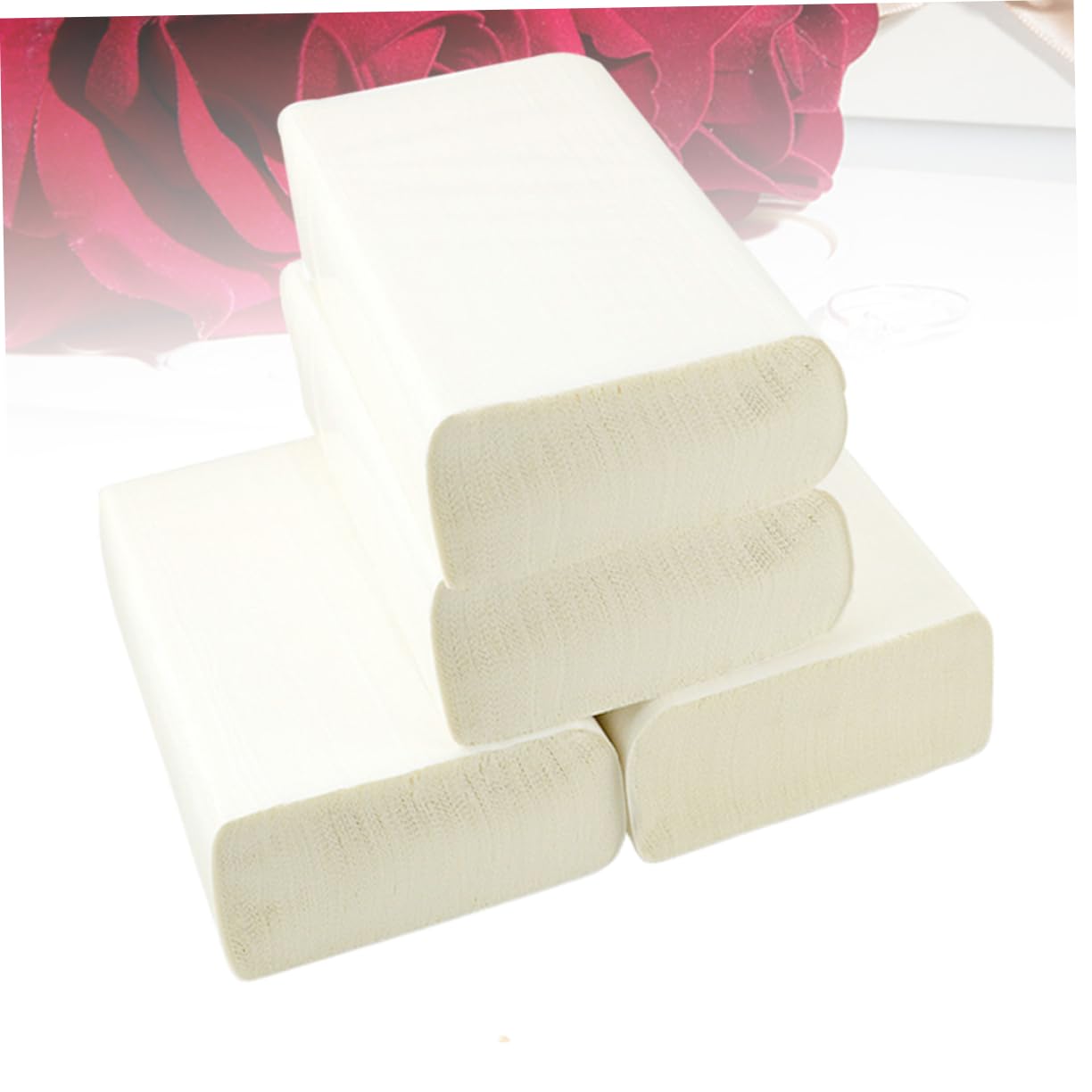 Healeved Salviette Carta Assorbente per Cucina e Bagno 4 Pezzi Carta Igienica Spessa in Polpa di Legno Assorbente Olio per Ufficio e Hotel