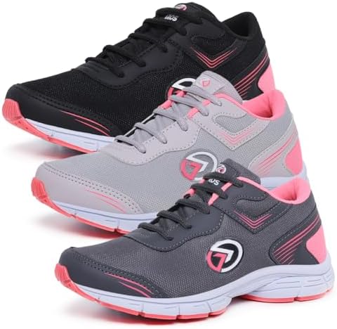 Kit 3 Pares Tênis Feminino Esportivo Academia Treino Musculação C...