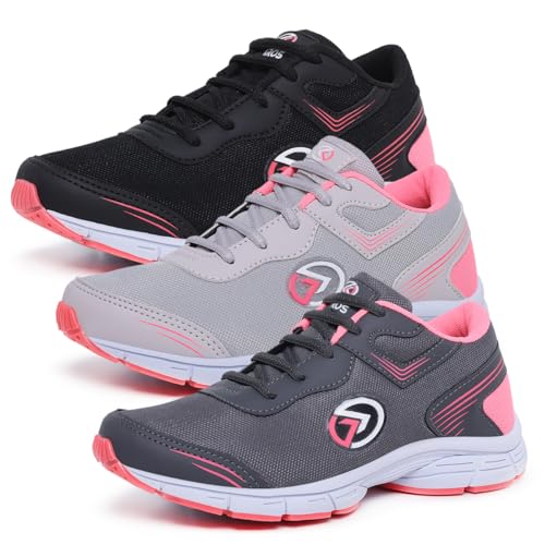 Kit 3 Pares Tênis Feminino Esportivo Academia Treino Musculação C...