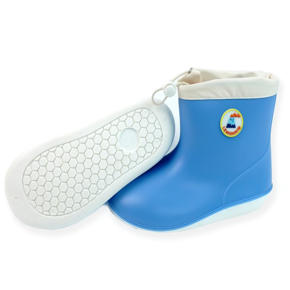 Little Surprise Box Blue & White Band Rubber Rain Gumboots for kids-29EU - Image 6 thumbnail
