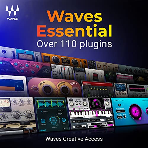 Waves Essential Plugin Suite– Over 110 Plugins Music Studio Software For Professional Producers and Musicians – 2 Month License [PC/Mac Online Code]