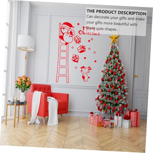 Vinilo decorativo Santa Claus rojo 70x50 cm miniatura 4