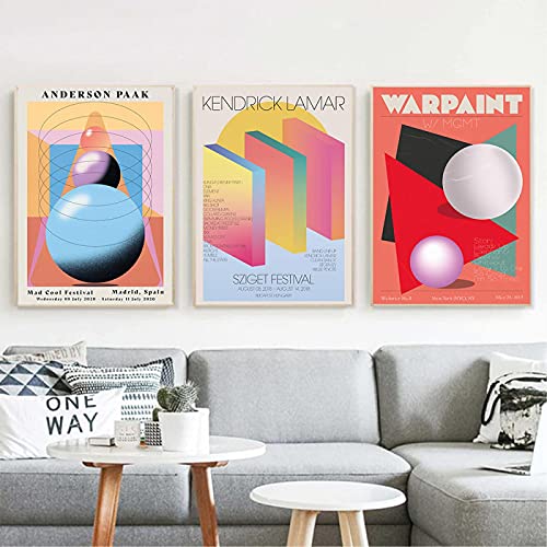 Affiche de concert de festival pour sublimer votre décoration de salon