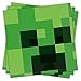 Unique party tableware Minecraft Lucheon Paper Napkins | 6.5