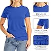 Looks Divine Gift Women's T-Shirts Crew Neck Short Sleeve Ladies Cotton T-Shirt for Women UK (UK, Alpha, XXL, Regular, Regular, Royal Blue) #4