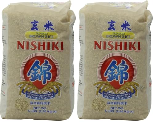 NISHIKI Premium Brown Rice, 5-Pound (Pack of 2)